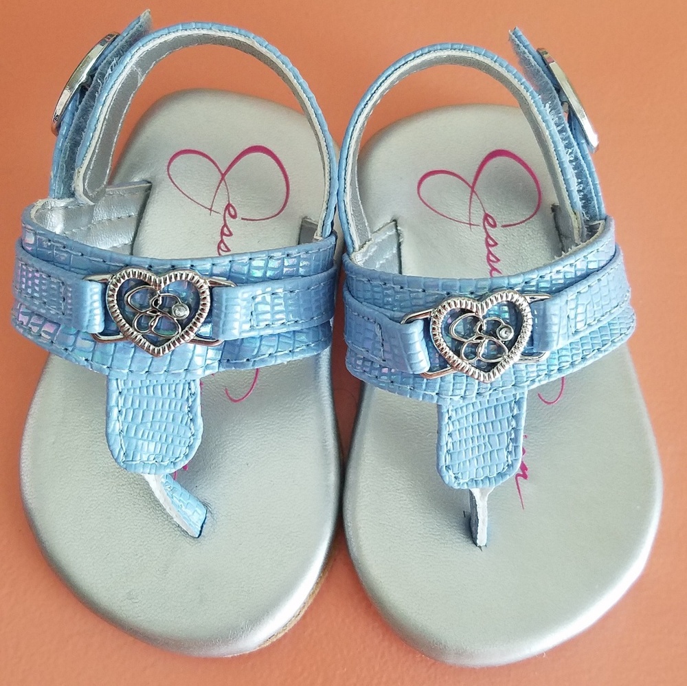 Blue Jessica Simpson baby sandals size 1